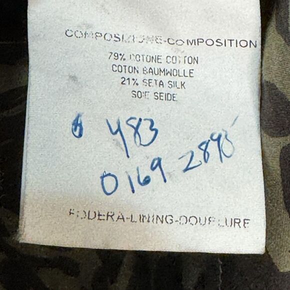 Vtg Yves Saint Laurent Shirt Size 38 Floral Print Silk Tie Waist Designer Blouse - Picture 8 of 9